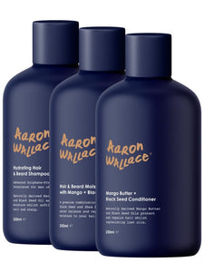 Aaron Wallace: 3 Step Hair-care system